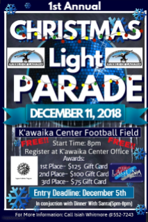 2018 1st Annual Christmas Light Parade
